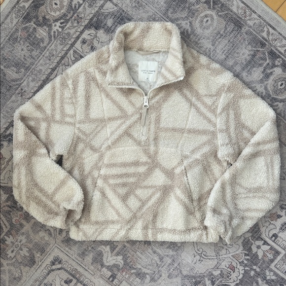 Gentle Fawn Cream Teddy Jacket - Picture 3 of 4